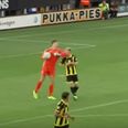 WATCH: Scunthorpe goalkeeper claims no intent on elbow that looks incredibly intentional