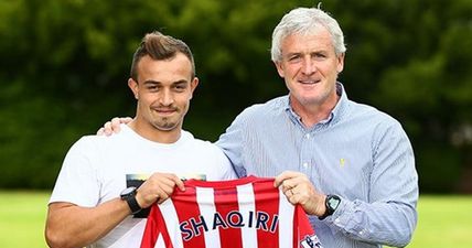 Xherdan Shaqiri hasn’t played a minute yet and he’s already shattered a Stoke record