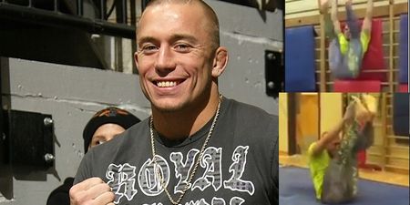 WATCH: We bet you couldn’t beat Georges St-Pierre’s time in this ridiculous circuit training clip