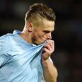 Malmo player seems to have celebrated beating Celtic in an extremely NSFW work way