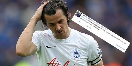 Joey Barton of 2014 rears his head to bite modern day Joey Barton firmly on the backside