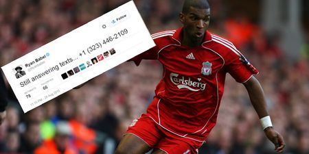 Ex-Liverpool player Ryan Babel went into full meltdown mode on Twitter last night