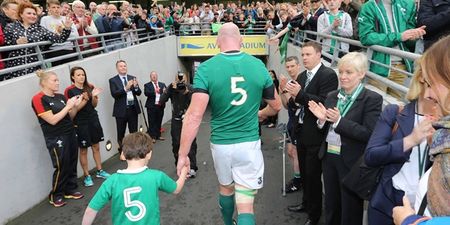 VIDEO: Great tunnel cam footage of Paul O’Connell’s standing ovation farewell