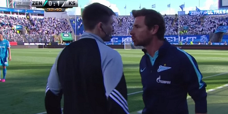 Watch: Andre Villas-Boas completely loses it with the fourth official