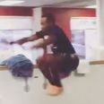 Carlin Isles physio room work-out routine will leave you agog