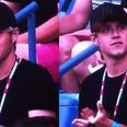 Video: Niall Horan getting caught ogling Genie Bouchard actually worked out pretty well for him