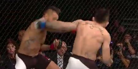 Video: UFC 191 featured the wildest slugfest you’ll see this week