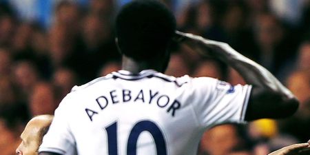 Spurs released Emmanuel Adebayor and it prompted the most sarcastic of hashtags