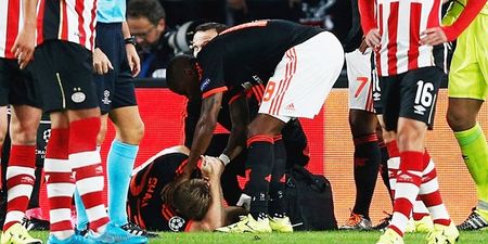PSV fans show real class after Luke Shaw horror-injury