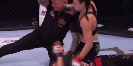 VIDEO: BAMMA’s first ever women’s fight didn’t last very long