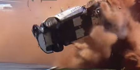 Video: Nelson Piquet’s son shows off facial bruises after his Porsche flips NINE times