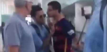 Video: Dani Alves reacts perfectly to fan trying to shift him