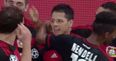 VINE: Manchester United cast-off Javier Hernandez scores first Bundesliga goal