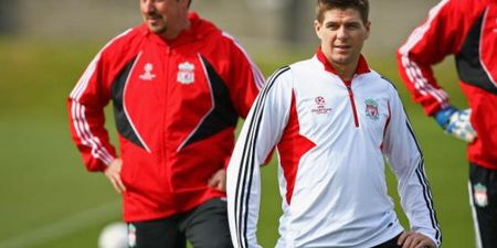 Steven Gerrard admits he’s “never been close” to Rafa Benitez