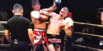 VIDEO: Take 20 seconds to watch one of the nastiest spinning back elbow KOs of all time