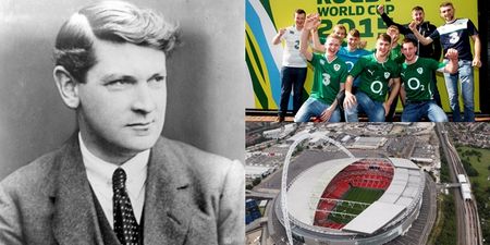 Pic: Irish fans have played an hilarious prank on staff at Wembley stadium