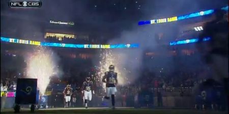 WATCH: NFL game delayed after pitch catches fire