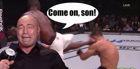 VIDEO: Joe Rogan’s reaction to UFC Japan’s biggest upset is absolutely priceless (NSFW)