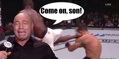 VIDEO: Joe Rogan’s reaction to UFC Japan’s biggest upset is absolutely priceless (NSFW)