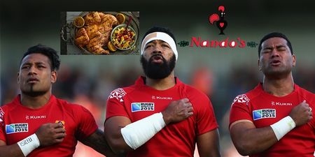 PICS: The Tongan squad have spent a ridiculous amount of time in Nandos since arriving in the UK