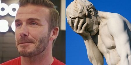 Video: David Beckham’s tip to win the Champions League have literally no chance