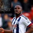 Victor Anichebe is not one bit happy about being refused a picture with Game of Thrones stars