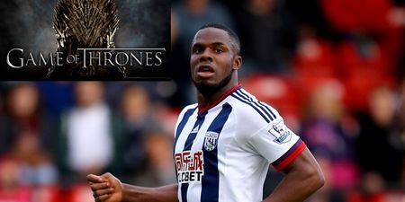 Victor Anichebe is not one bit happy about being refused a picture with Game of Thrones stars