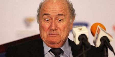 Sepp Blatter responds to Coca Cola’s calls for him to step down in a way only he could