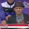 Exeter manager Paul Tisdale broke out his most outlandish outfit yet and it divided opinion