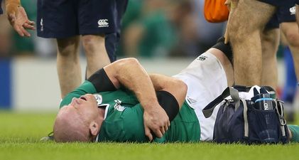 Fans sent into despair as Paul O’Connell leaves the field on a stretcher
