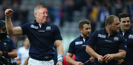 Scotland using Sir Alex Ferguson’s words to inspire them to Rugby World Cup glory