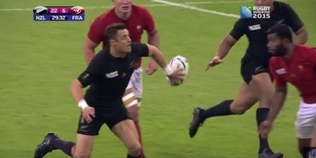 VIDEO: They’ll name children after Dan Carter’s painfully beautiful offload to Julian Savea