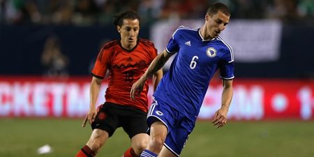 Cocky Bosnian defender has dismissed Ireland’s hopes of Euro 2016 play-off success
