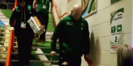 VIDEO: Behind the scenes footage of Paul O’Connell leaving a ground for the final time as an Irish player
