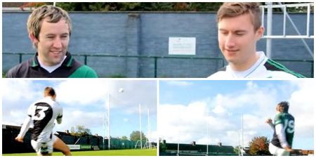 VIDEO: James O’Donoghue and Conor Mortimer take on #The Toughest free-kick challenge
