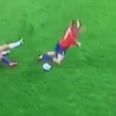 VIDEO: A Marouane Fellaini boot prompted a serious contender for worst dive of the year