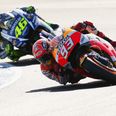 Video: MotoGP legend Valentino Rossi punished for kicking rival Marc Marquez off his bike at high speed