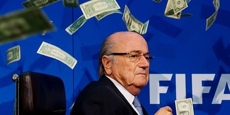 PIC: The Sepp Blatter inspired Halloween costume is absolutely wonderful