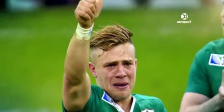 PIC: The commemorative 1916 Rising boots Ian Madigan wore during Leinster’s last game