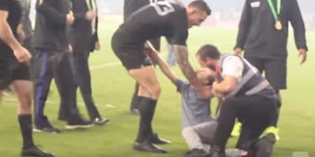 WATCH: The moment that a child was tackled before having his day made by Sonny Bill Williams