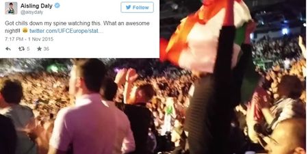 VIDEO: Goosebumps guaranteed with montage of fans’ emotions during UFC Dublin