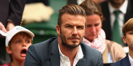 PIC: David Beckham’s new diet involves eating sperm