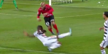 VIDEO: Ghana striker lands six-match ban for obscene tackle