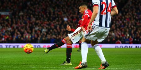 STAT: Jesse Lingard’s goal was a strange first for Manchester United this year