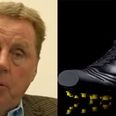 Harry Redknapp is promoting a weird new football boot that will increase toe-pokes big time