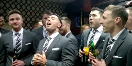 VIDEO: Chris Shields and Richie Towell broke out some gems for celebratory Dundalk sing-song
