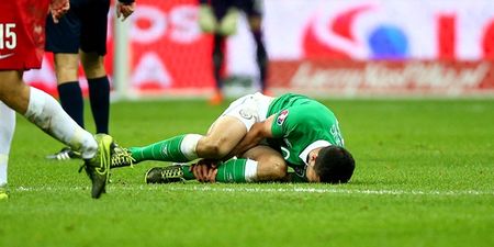 Shane Long ruled out of Ireland’s first Euro 2016 play-off leg in Bosnia