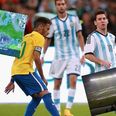 PIC: Proof that Argentina and Brazil couldn’t do it on a cold wet night in Buenos Aires