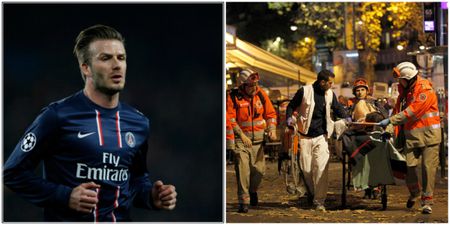 David Beckham posted a heartfelt tribute to the victims of the Paris terror attacks