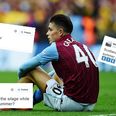 Irish fans took a golden opportunity to troll England’s Jack Grealish last night